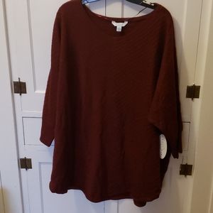 Women's lightweight raglan sleeve sweater NWT